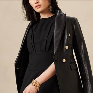 Banana Republic Stella Sheath Dress with Unique Bodice Design - SZ 4